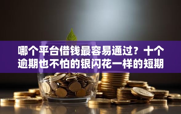 哪个平台借钱最容易通过?十个逾期也不怕的银闪花一样的短期平台 哪个平台借钱最容易通过?十个逾期也不怕的银闪花一样的短期平台