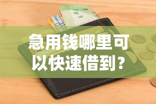 急用钱哪里可以快速借到?十大网黑征信黑有没有下款的口子推荐 急用钱哪里可以快速借到?十大网黑征信黑有没有下款的口子推荐