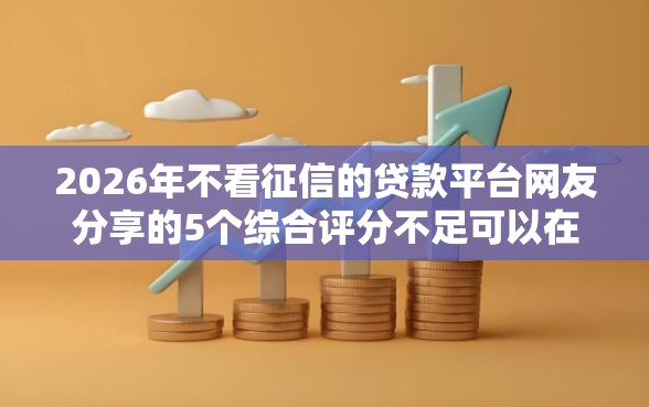 2026年不看征信的贷款平台网友分享的5个综合评分不足可以在平台借到钱我觉得不错！