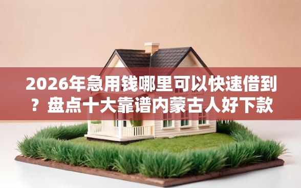 2026年急用钱哪里可以快速借到？盘点十大靠谱内蒙古人好下款的平台