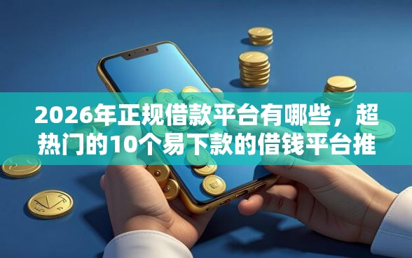 2026年正规借款平台有哪些，超热门的10个易下款的借钱平台推荐