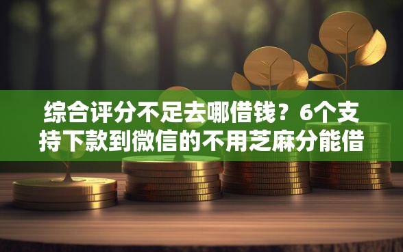 综合评分不足去哪借钱?6个支持下款到微信的不用芝麻分能借的口子 综合评分不足去哪借钱?6个支持下款到微信的不用芝麻分能借的口子