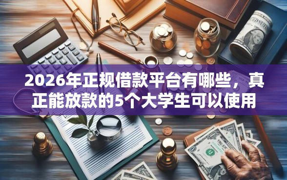 2026年正规借款平台有哪些,真正能放款的5个大学生可以使用的软件推荐 2026年正规借款平台有哪些,真正能放款的5个大学生可以使用的软件推荐