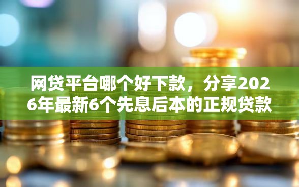 网贷平台哪个好下款,分享2026年最新6个先息后本的正规贷款平台 网贷平台哪个好下款,分享2026年最新6个先息后本的正规贷款平台