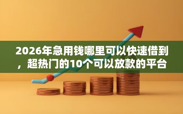 2026年急用钱哪里可以快速借到,超热门的10个可以放款的平台不查征信推荐 2026年急用钱哪里可以快速借到,超热门的10个可以放款的平台不查征信推荐