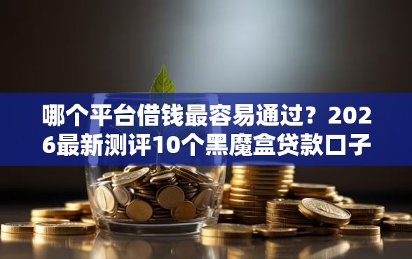 哪个平台借钱最容易通过？2026最新测评10个黑魔盒贷款口子入口2025
