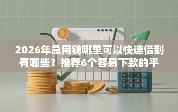 2026年急用钱哪里可以快速借到有哪些？推荐6个容易下款的平台