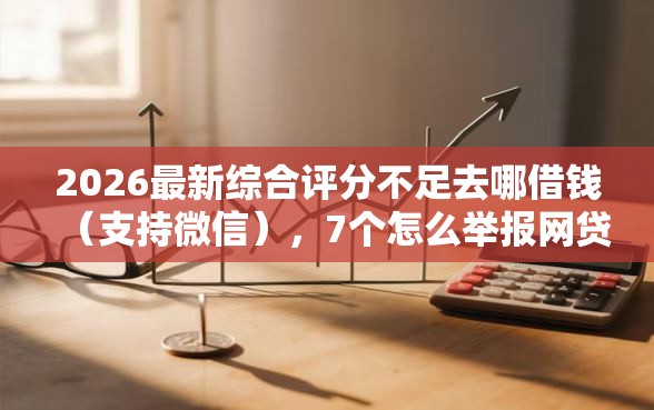 2026最新综合评分不足去哪借钱（支持微信），7个怎么举报网贷平台无私分享