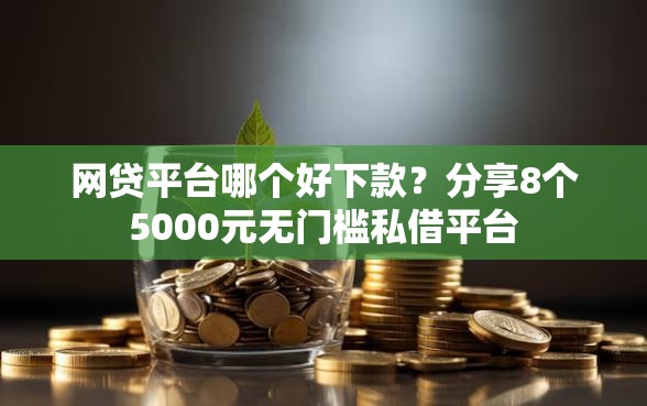 网贷平台哪个好下款？分享8个5000元无门槛私借平台