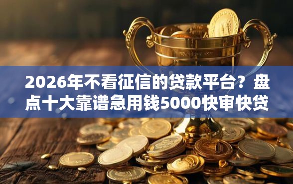 2026年不看征信的贷款平台?盘点十大靠谱急用钱5000快审快贷无需征信平台 2026年不看征信的贷款平台?盘点十大靠谱急用钱5000快审快贷无需征信平台