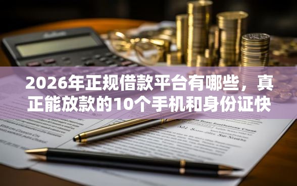 2026年正规借款平台有哪些，真正能放款的10个手机和身份证快速借钱口子推荐