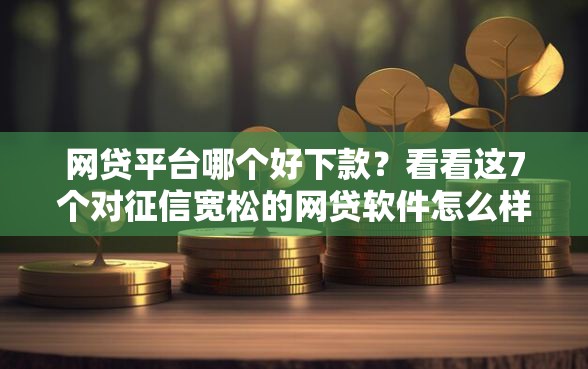 网贷平台哪个好下款？看看这7个对征信宽松的网贷软件怎么样
