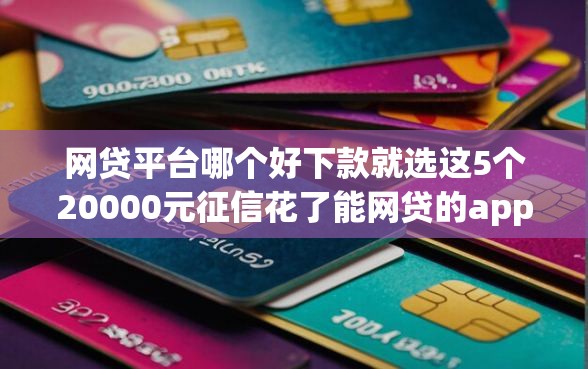 网贷平台哪个好下款就选这5个20000元征信花了能网贷的app 网贷平台哪个好下款就选这5个20000元征信花了能网贷的app