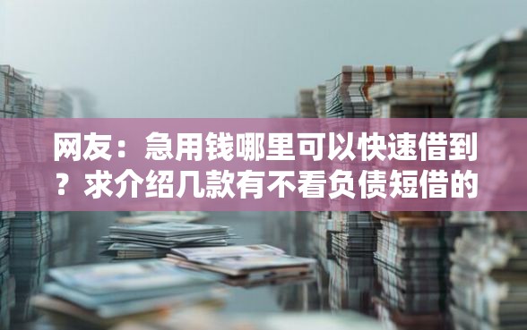 网友:急用钱哪里可以快速借到?求介绍几款有不看负债短借的平台 网友:急用钱哪里可以快速借到?求介绍几款有不看负债短借的平台
