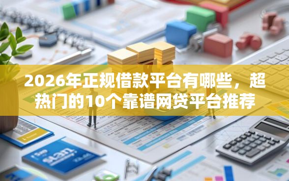 2026年正规借款平台有哪些，超热门的10个靠谱网贷平台推荐