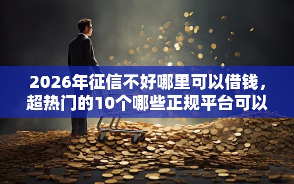 2026年征信不好哪里可以借钱,超热门的10个哪些正规平台可以借钱推荐 2026年征信不好哪里可以借钱,超热门的10个哪些正规平台可以借钱推荐