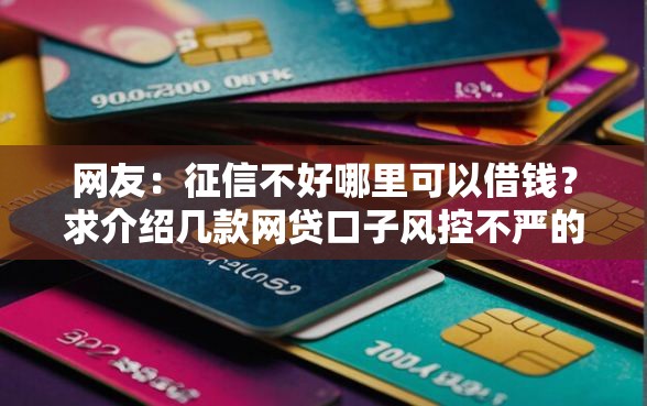 网友:征信不好哪里可以借钱?求介绍几款网贷口子风控不严的口子 网友:征信不好哪里可以借钱?求介绍几款网贷口子风控不严的口子