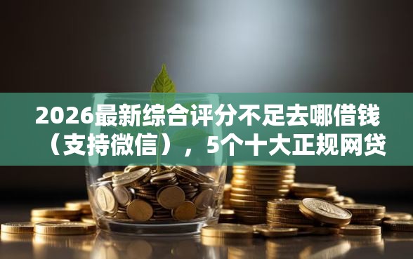 2026最新综合评分不足去哪借钱（支持微信），5个十大正规网贷平台无私分享