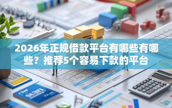 2026年正规借款平台有哪些有哪些？推荐5个容易下款的平台