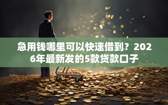 急用钱哪里可以快速借到？2026年最新发的5款贷款口子