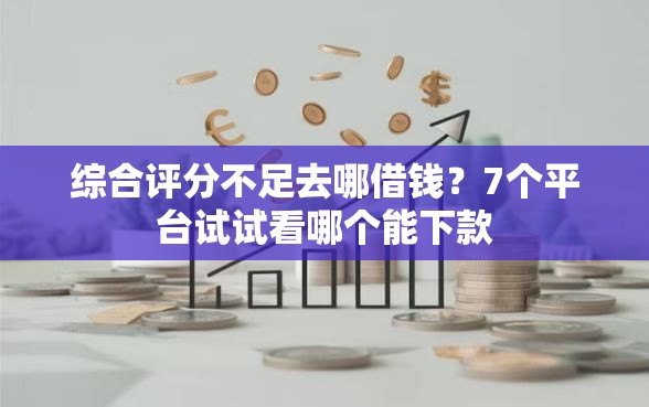 综合评分不足去哪借钱？7个平台试试看哪个能下款