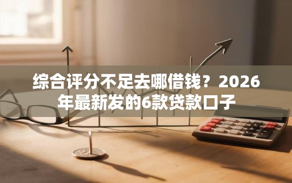 综合评分不足去哪借钱？2026年最新发的6款贷款口子