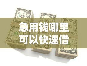急用钱哪里可以快速借到就选这8个10000元综合评分不足有负债都能下款平台 急用钱哪里可以快速借到就选这8个10000元综合评分不足有负债都能下款平台