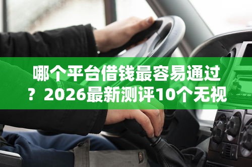 哪个平台借钱最容易通过？2026最新测评10个无视双黑能下的分期贷