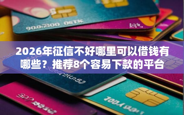 2026年征信不好哪里可以借钱有哪些？推荐8个容易下款的平台