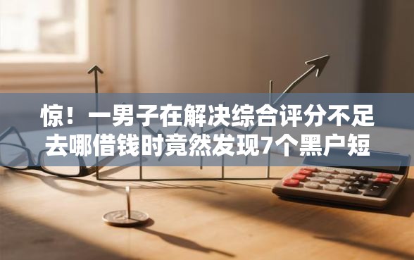 惊！一男子在解决综合评分不足去哪借钱时竟然发现7个黑户短期贷口子，事后分享了出来
