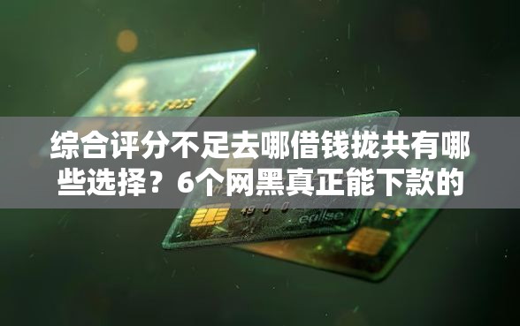 综合评分不足去哪借钱拢共有哪些选择？6个网黑真正能下款的口子详解