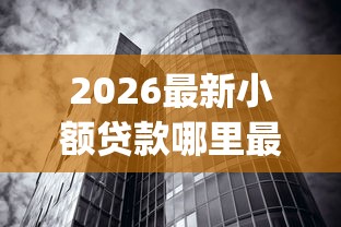 2026最新小额贷款哪里最可靠，总结十个真正无视风控黑白的网贷app！