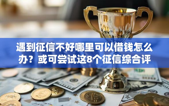 遇到征信不好哪里可以借钱怎么办？或可尝试这8个征信综合评分不足能下款的平台