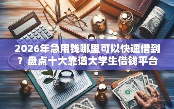 2026年急用钱哪里可以快速借到？盘点十大靠谱大学生借钱平台