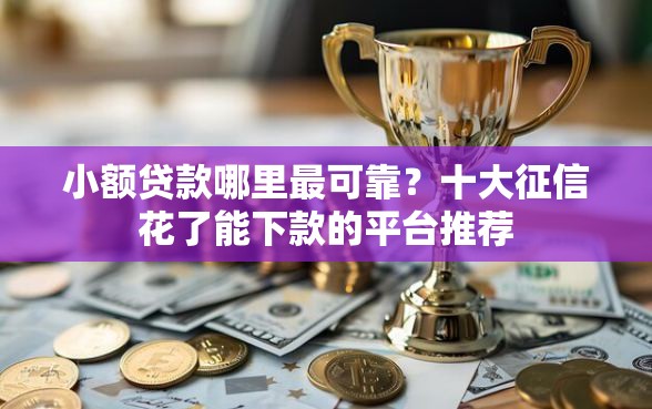 小额贷款哪里最可靠？十大征信花了能下款的平台推荐