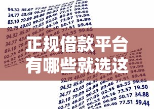 正规借款平台有哪些就选这7个2000元最好的贷款平台