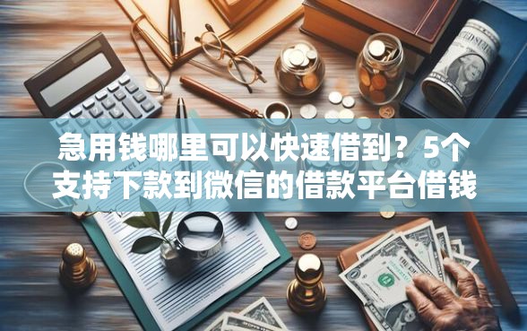 急用钱哪里可以快速借到?5个支持下款到微信的借款平台借钱最靠谱 急用钱哪里可以快速借到?5个支持下款到微信的借款平台借钱最靠谱