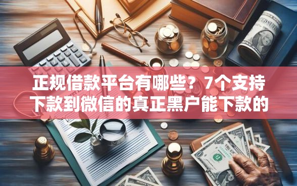 正规借款平台有哪些?7个支持下款到微信的真正黑户能下款的网贷平台 正规借款平台有哪些?7个支持下款到微信的真正黑户能下款的网贷平台