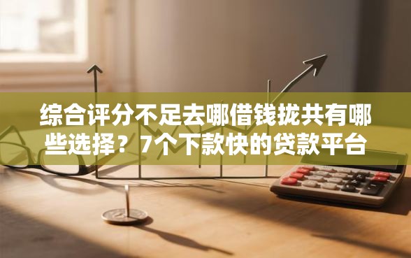 综合评分不足去哪借钱拢共有哪些选择？7个下款快的贷款平台详解