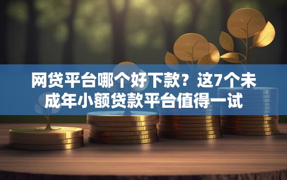 网贷平台哪个好下款？这7个未成年小额贷款平台值得一试