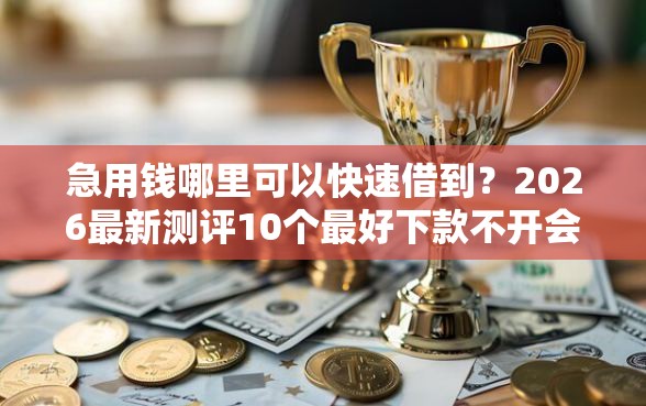 急用钱哪里可以快速借到？2026最新测评10个最好下款不开会员的黑户借钱平台