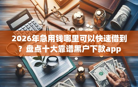 2026年急用钱哪里可以快速借到？盘点十大靠谱黑户下款app