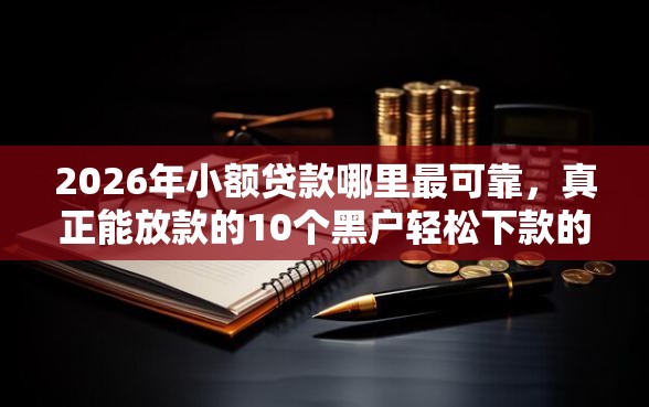2026年小额贷款哪里最可靠，真正能放款的10个黑户轻松下款的口子推荐