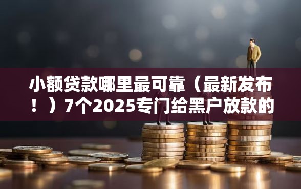 小额贷款哪里最可靠（最新发布！）7个2025专门给黑户放款的平台