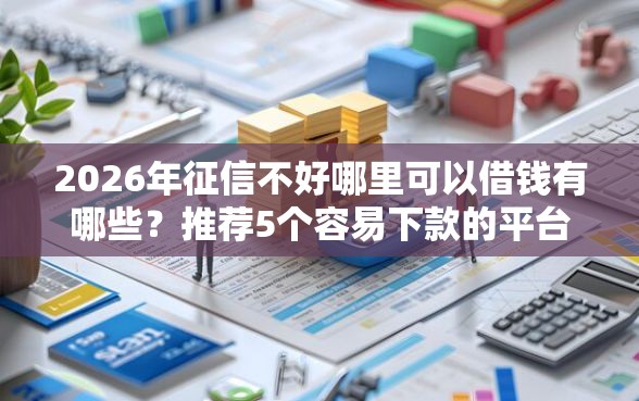 2026年征信不好哪里可以借钱有哪些？推荐5个容易下款的平台