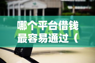 哪个平台借钱最容易通过（最新发布！）10个大学生借钱的正规平台