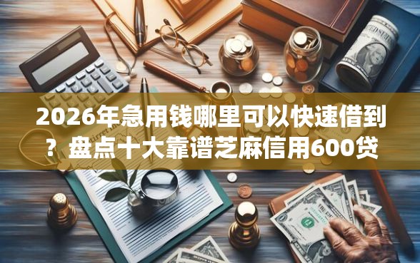 2026年急用钱哪里可以快速借到？盘点十大靠谱芝麻信用600贷款app
