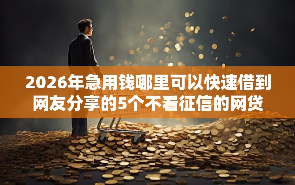2026年急用钱哪里可以快速借到网友分享的5个不看征信的网贷平台我觉得不错! 2026年急用钱哪里可以快速借到网友分享的5个不看征信的网贷平台我觉得不错!