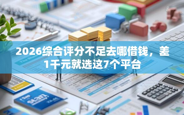 2026综合评分不足去哪借钱，差1千元就选这7个平台