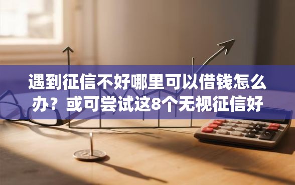 遇到征信不好哪里可以借钱怎么办？或可尝试这8个无视征信好下款的借款app